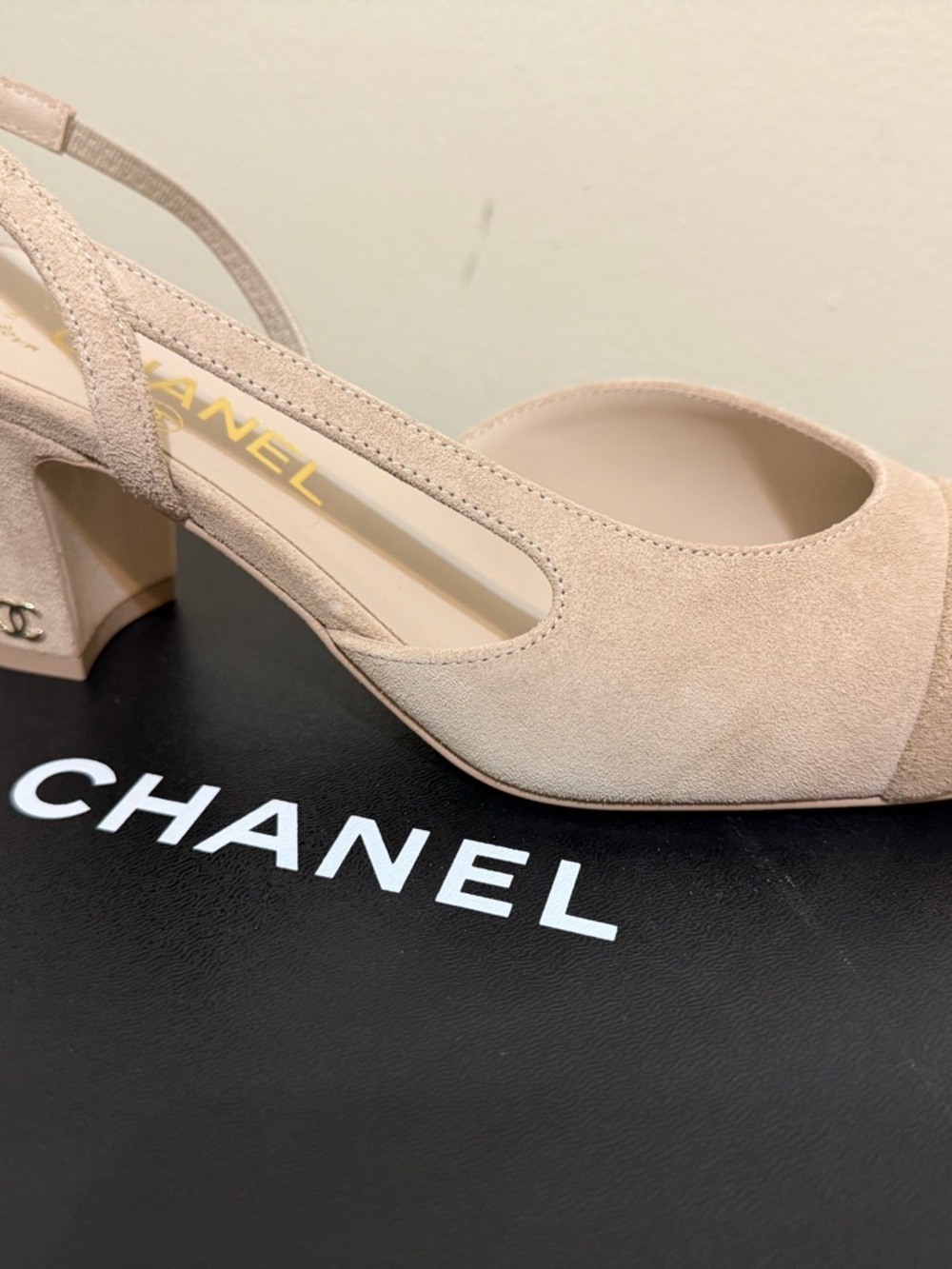 CHANEL Black Wedge Shoes - Picture 4 of 6